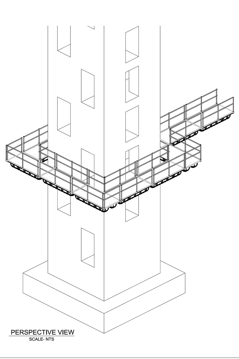 penstock-tower-platform