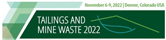 Tailings and Mine Waste 2022 logo